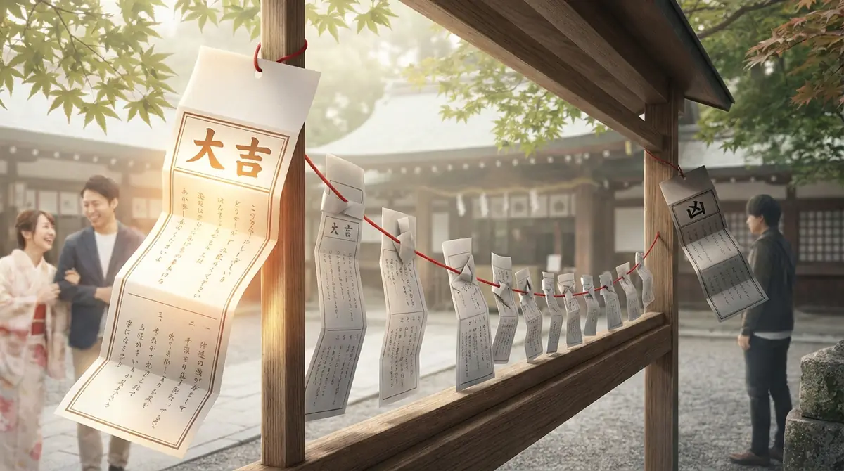 縁結びおみくじの吉凶の順番と意味