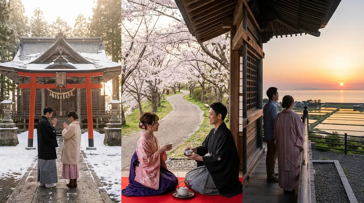 新潟縁結び巡りモデルコース|半日・1日プラン