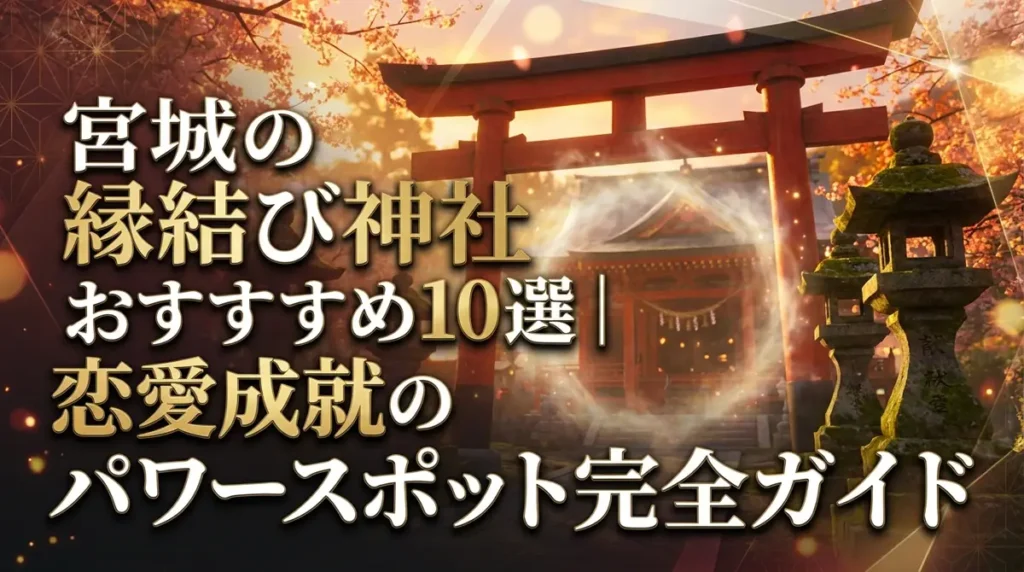 宮城の縁結び神社おすすめ10選｜恋愛成就のパワースポット完全ガイド