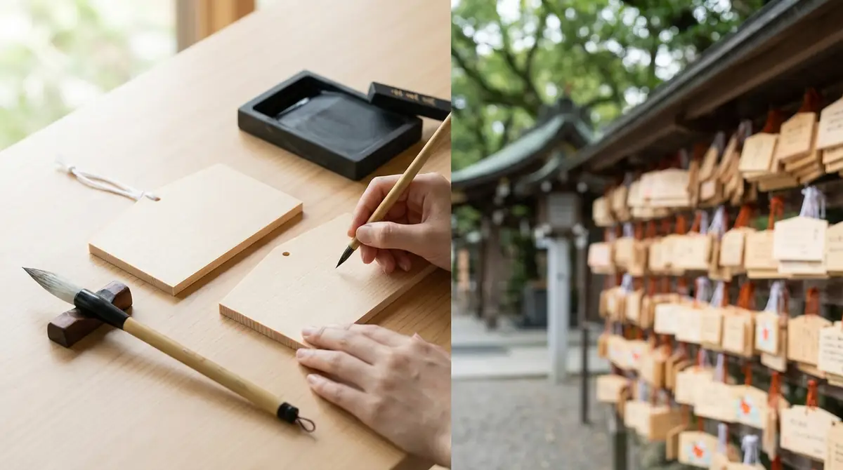 絵馬を書く前の準備と奉納までの手順