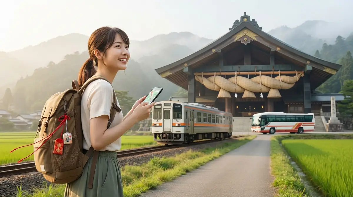 車なしでも大丈夫？出雲縁結びスポットへのアクセス方法