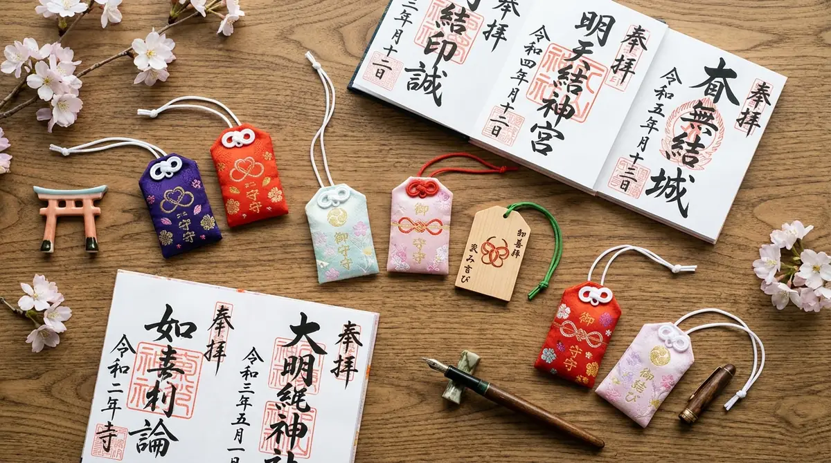 縁結びのお守り・御朱印ガイド｜種類と値段一覧