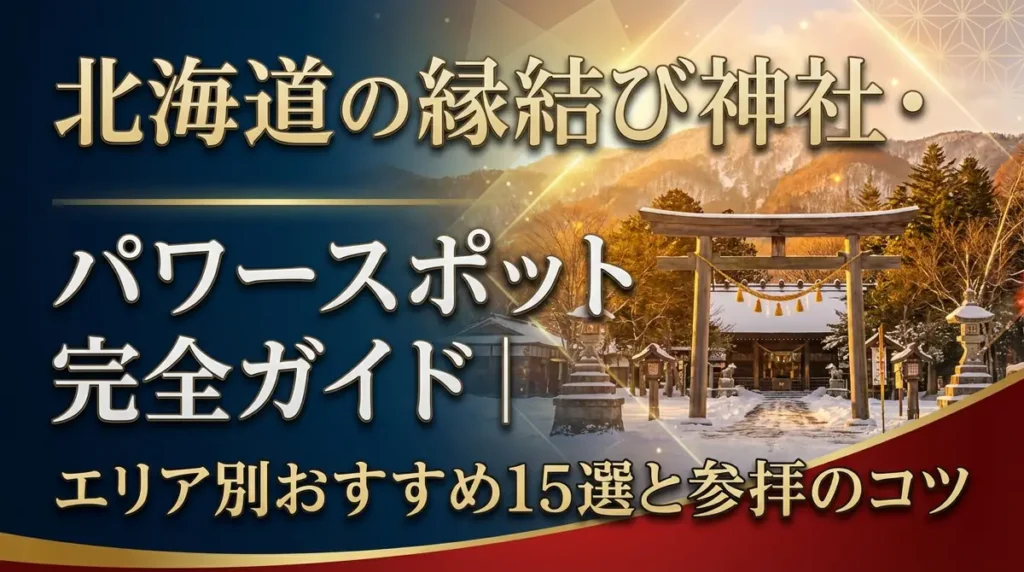 北海道の縁結び神社・パワースポット完全ガイド｜エリア別おすすめ15選と参拝のコツ