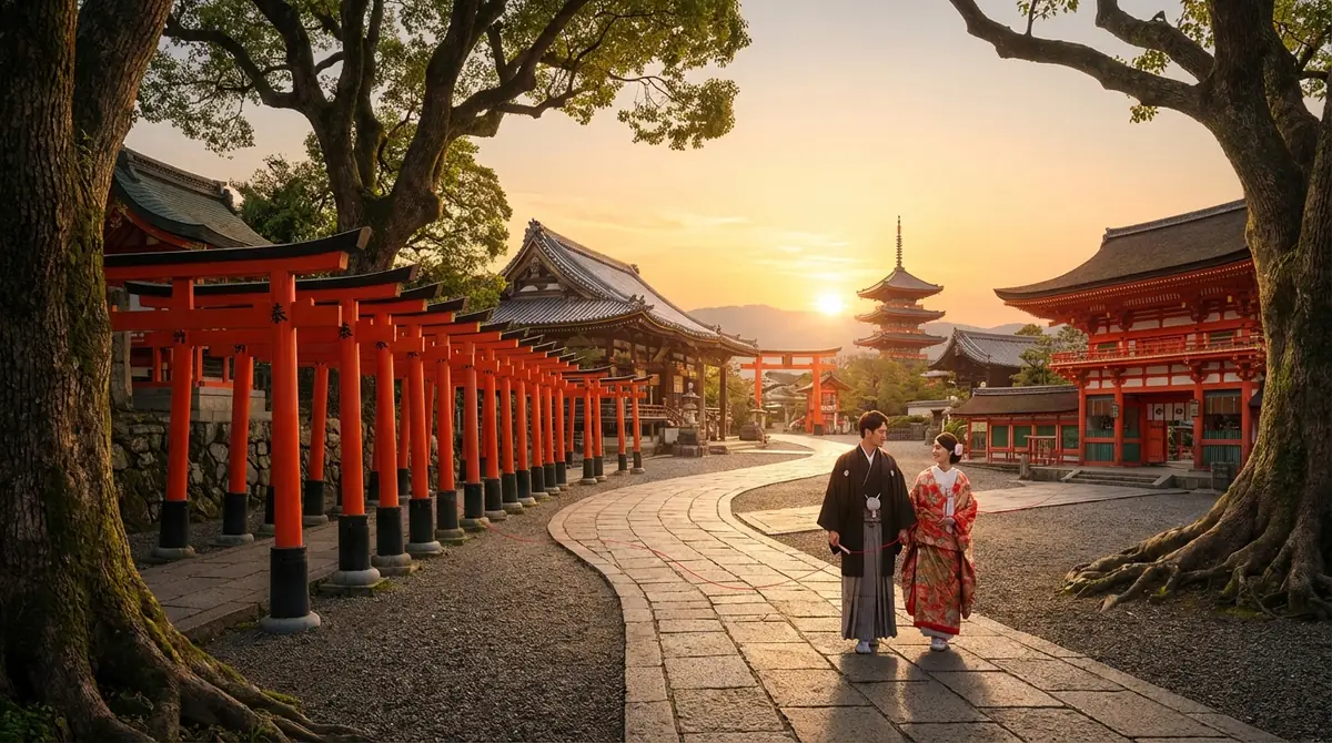 京都の縁結び神社を効率よく回れるモデルコース