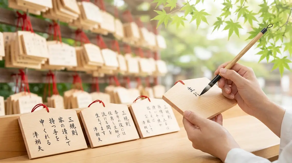 縁結び絵馬の正しい書き方|押さえるべき3つの基本ルール