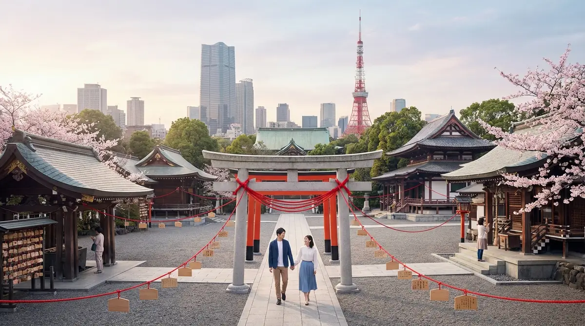 東京の縁結び神社を徹底比較|混雑度・お守り・雰囲気一覧