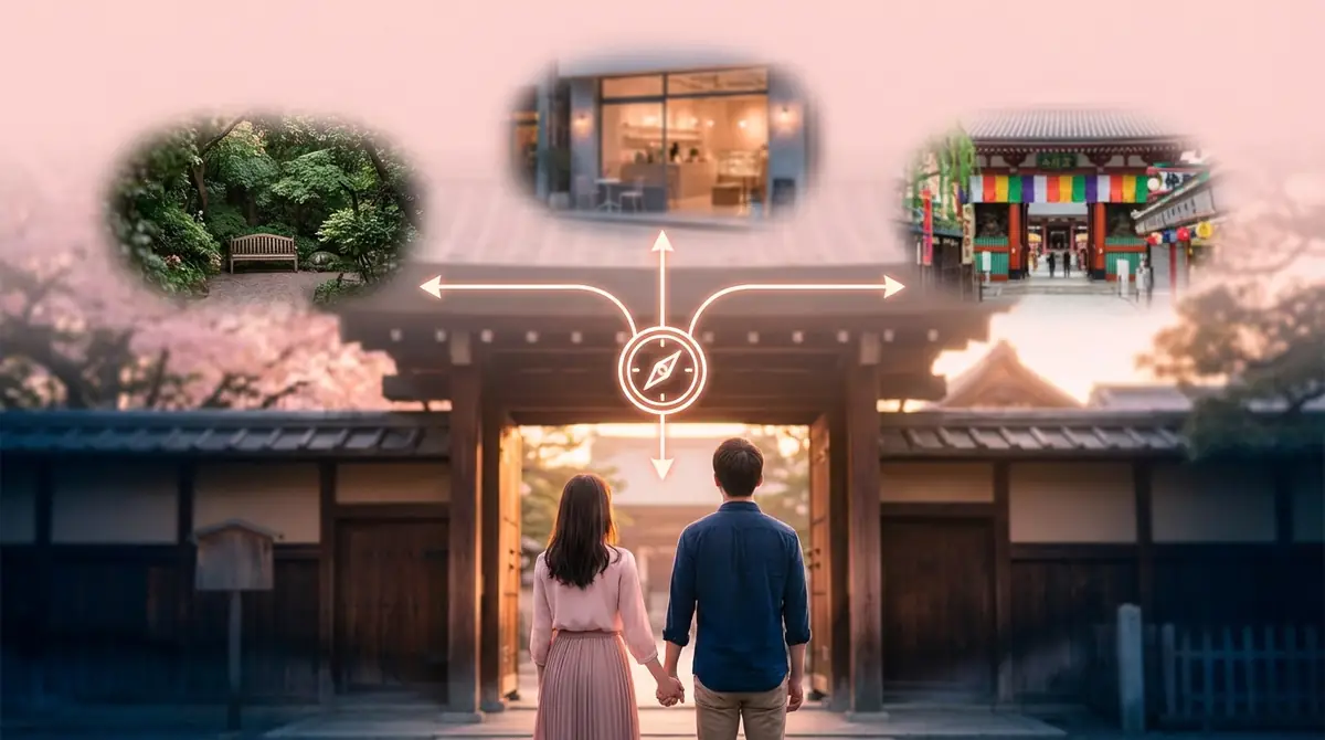 【目的別】あなたにぴったりの縁結びスポット診断