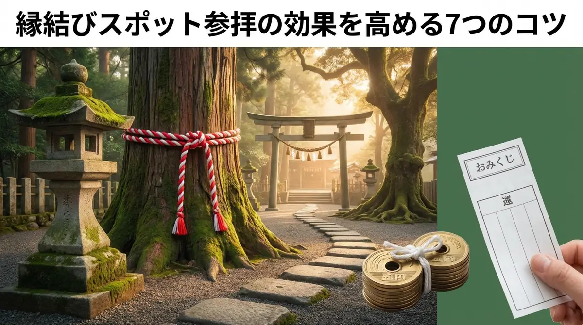 縁結びスポット参拝の効果を高める7つのコツ