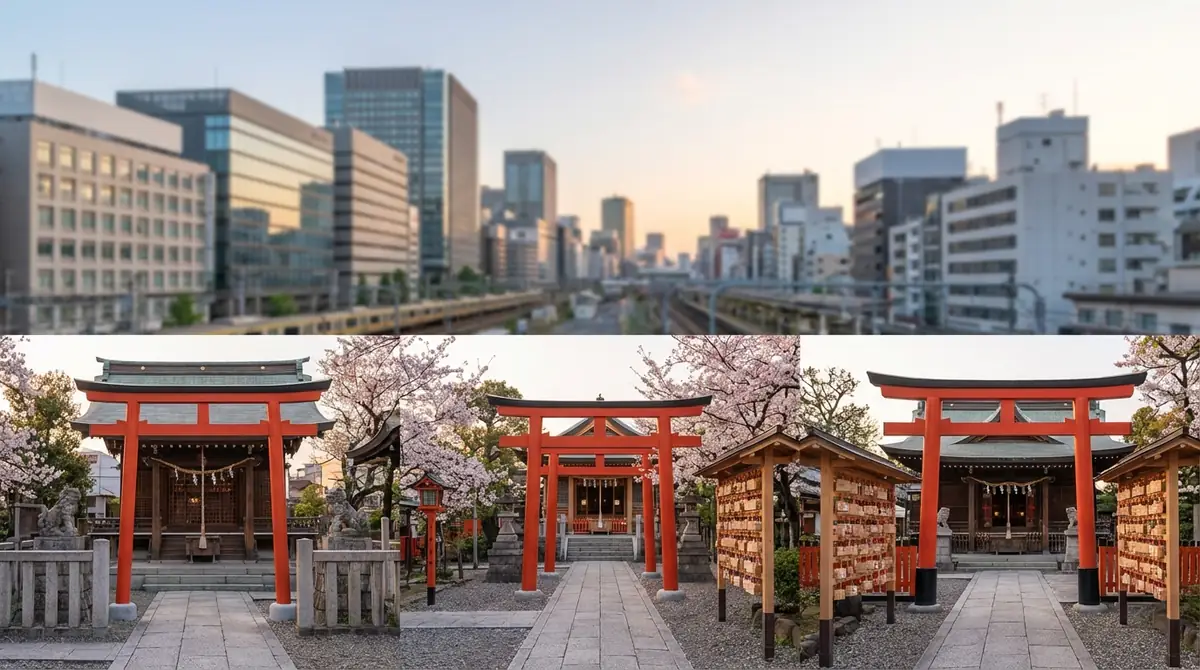 新橋エリアの縁結び神社3選【徒歩圏内で回れる】