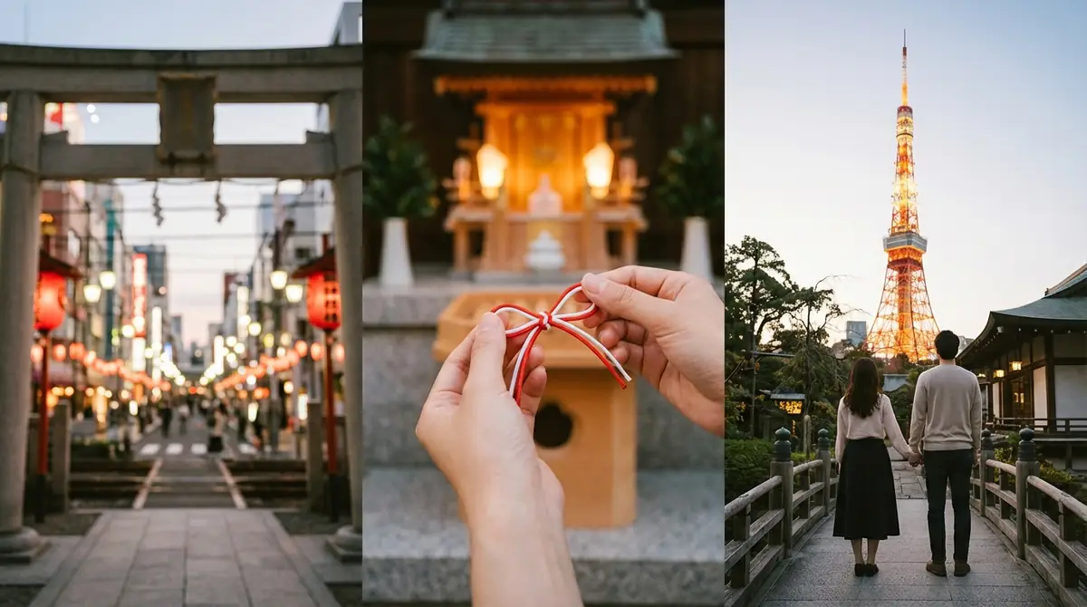 新橋で縁結び祈願する3つのメリット【他スポットと比較】