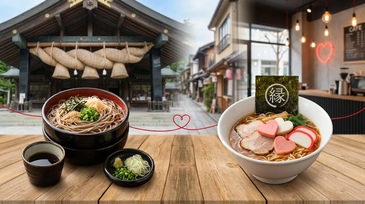 出雲そばと縁結びラーメンどっちがいい？出雲グルメ比較