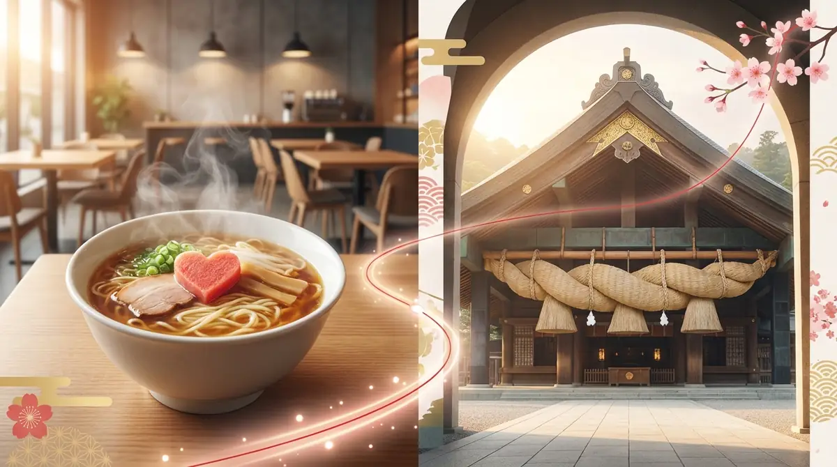 縁結びラーメン×出雲大社｜半日観光モデルコース