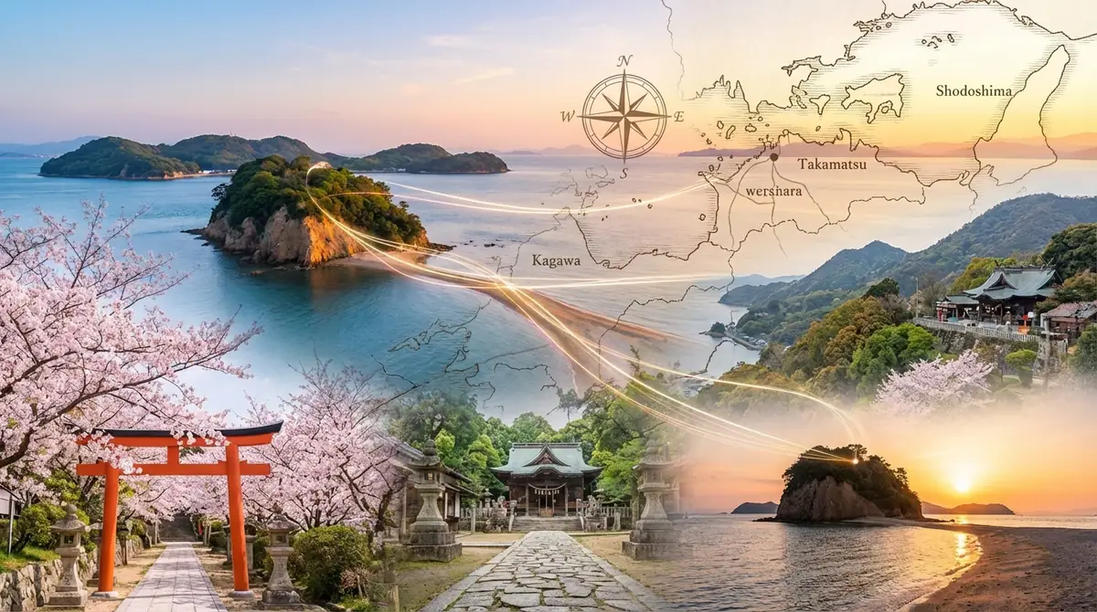 香川の縁結びスポット全10選|エリア別マップ付き