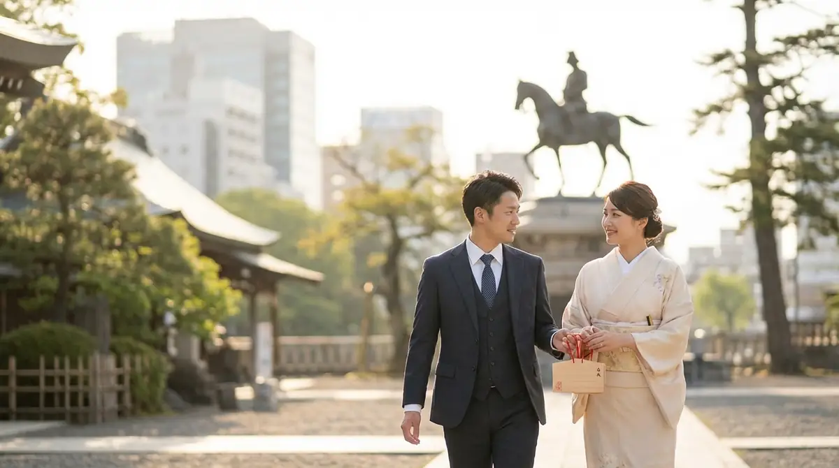 仙台縁結び巡りモデルコース【半日プラン】