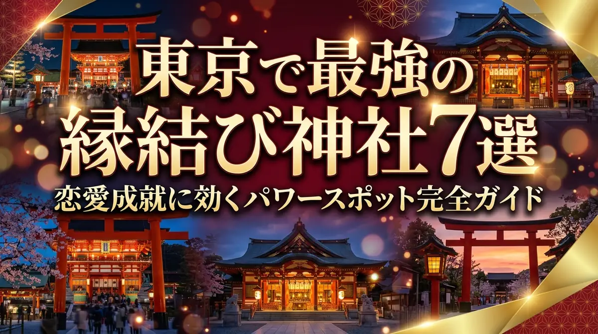 東京で最強の縁結び神社7選|恋愛成就に効くパワースポット完全ガイド