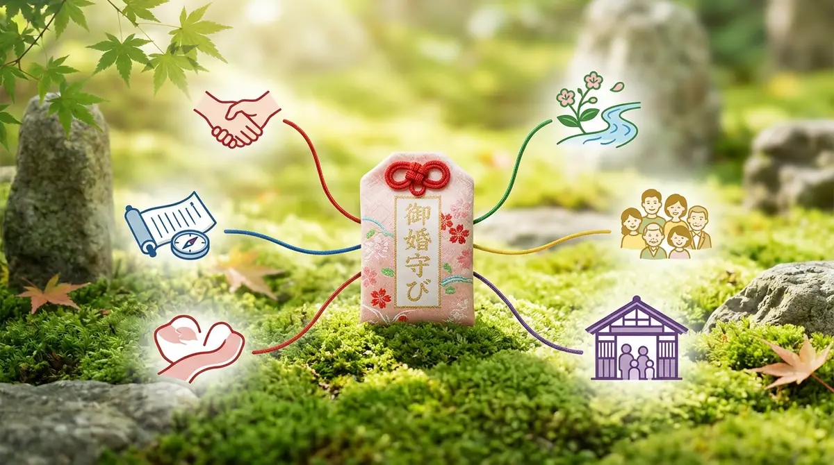 縁結びお守りが結ぶ「5つの縁」の意味