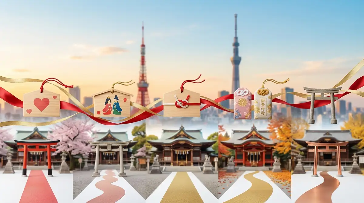 【比較表】東京の縁結び神社5社を一目で確認