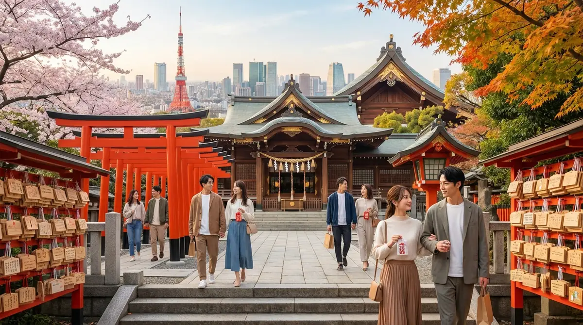 【モデルコース】半日で回れる東京縁結び神社巡り