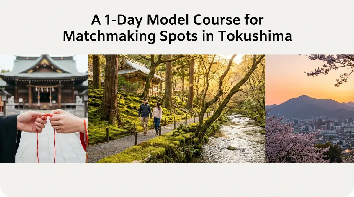 徳島の縁結びスポットを巡る1日モデルコース