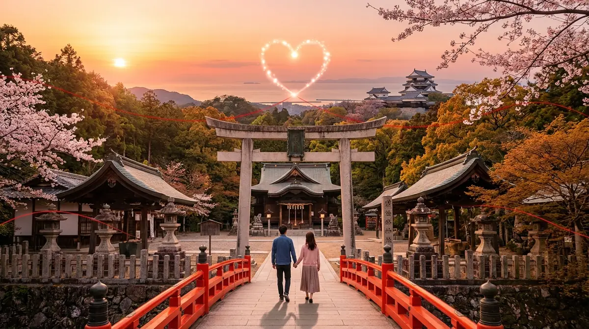 【結論】愛媛で縁結びならここ!地元民厳選のおすすめ神社TOP3
