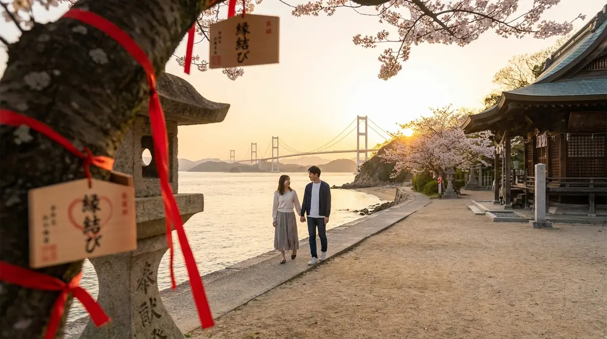 愛媛縁結び巡りのモデルコース