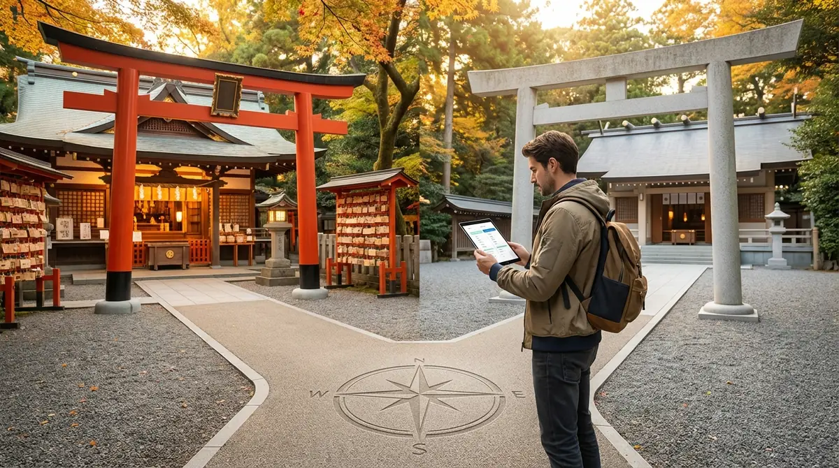 【比較表】男性が行きやすい縁結び神社の選び方