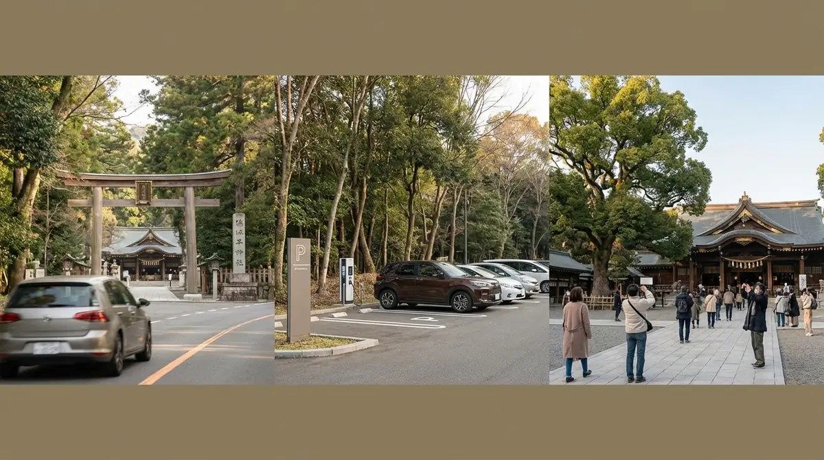 諫早神社へのアクセス・駐車場・混雑情報