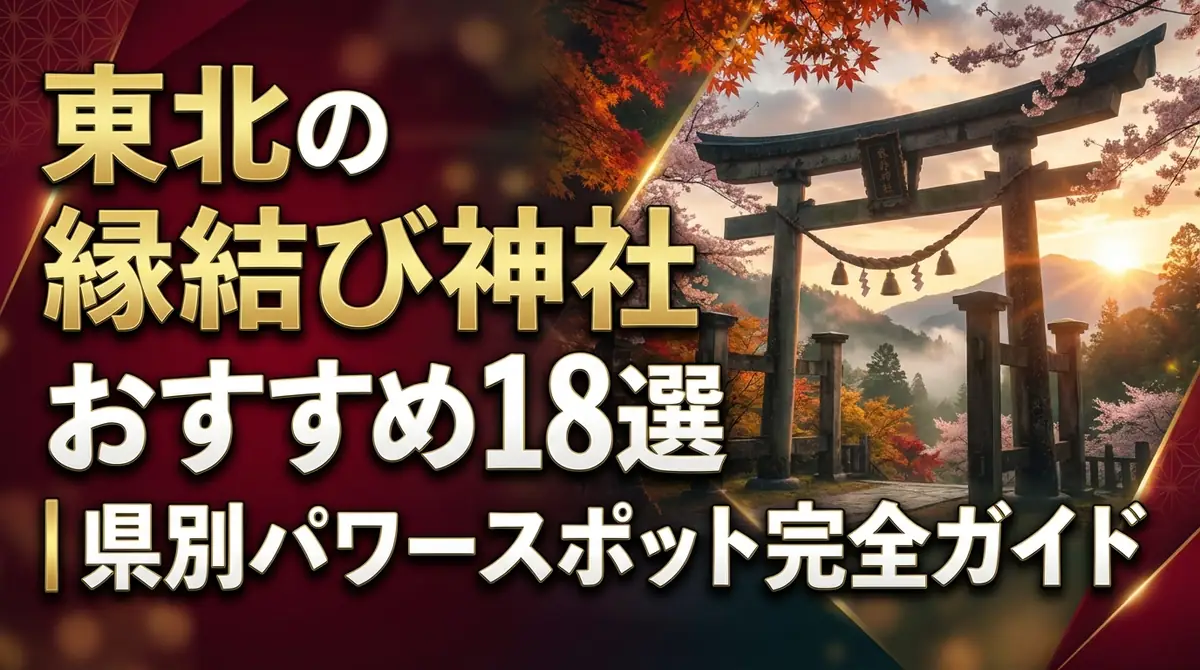 東北の縁結び神社おすすめ18選|県別パワースポット完全ガイド
