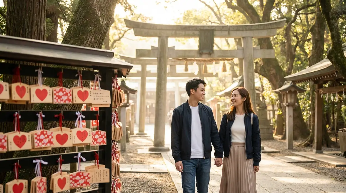カップルで縁結び神社に行く3つのメリット