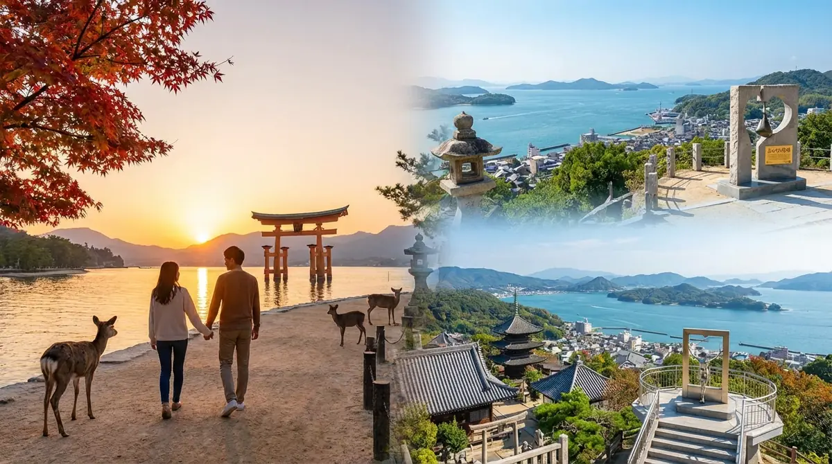 広島縁結び巡りのモデルコース【半日プラン】