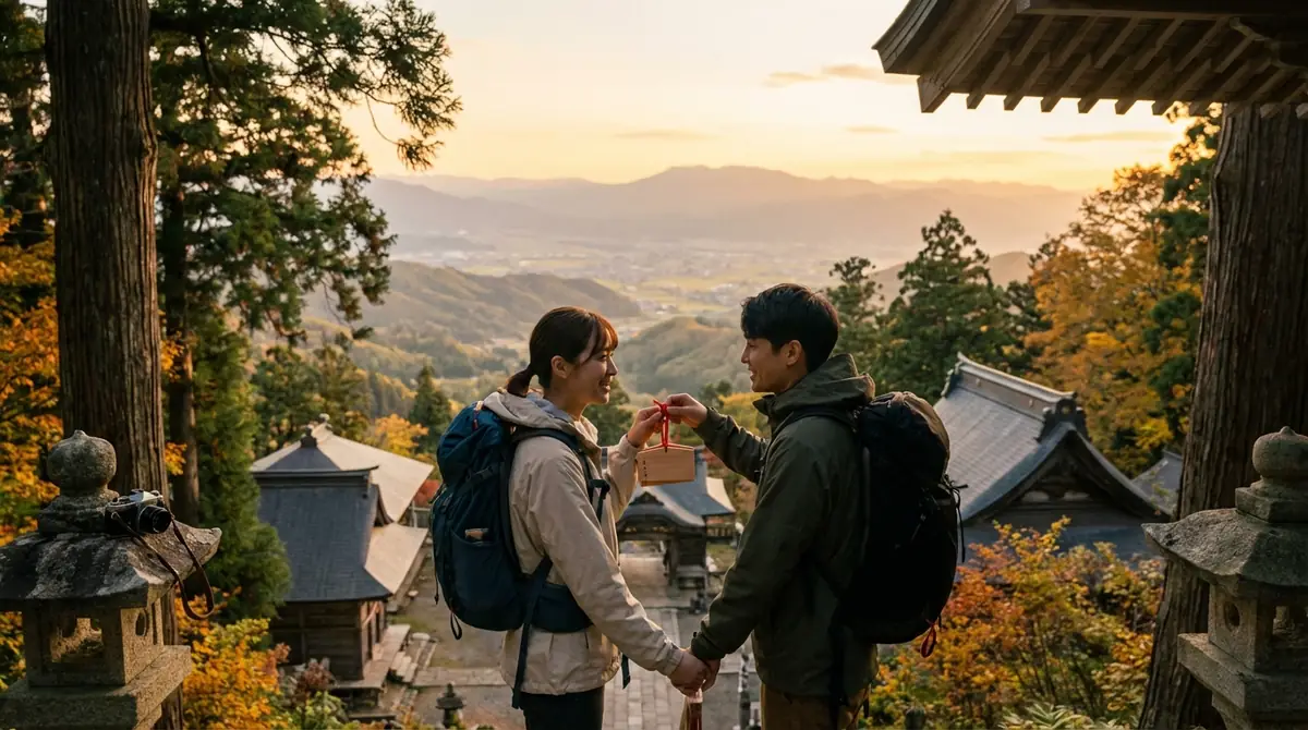 【モデルコース】山形の縁結び×観光を楽しむ日帰りプラン